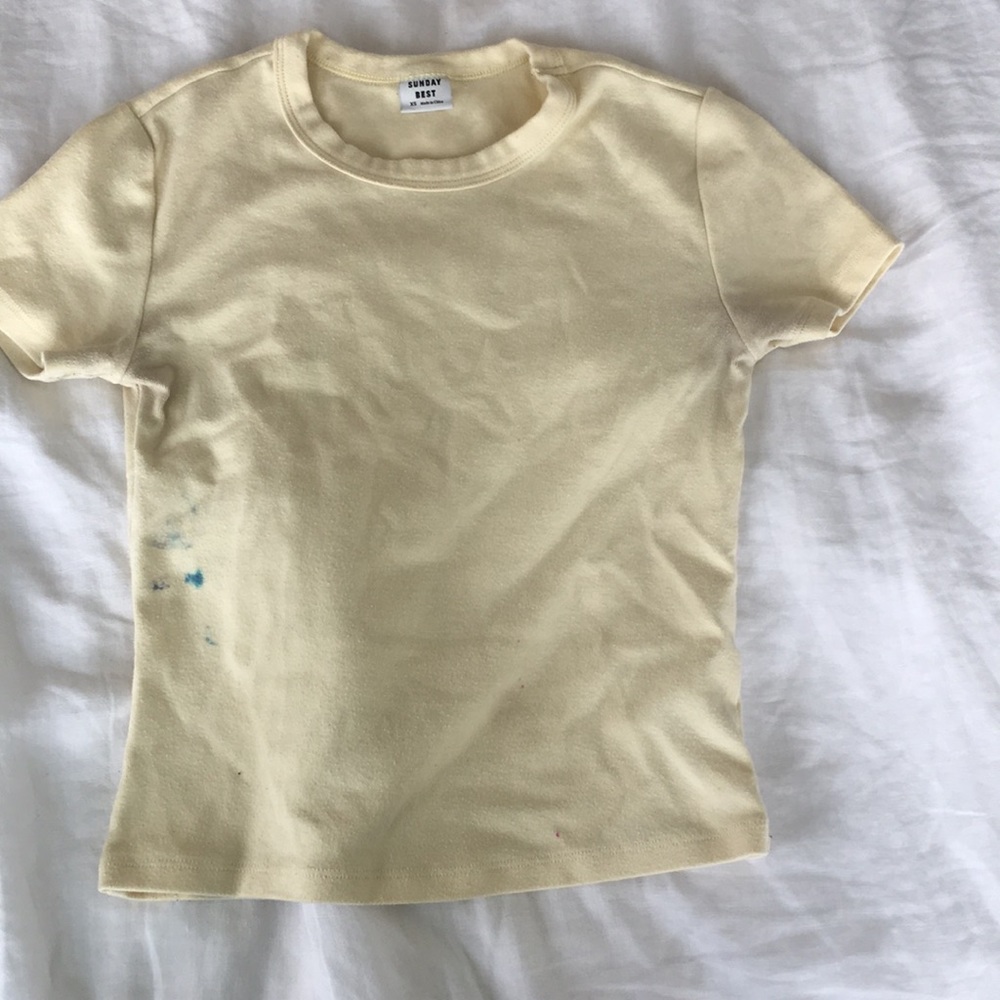 TNA! Yellow t-shirt
